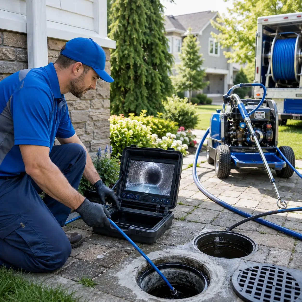 Outdoor drain cleaning professionals serving Perry, OK